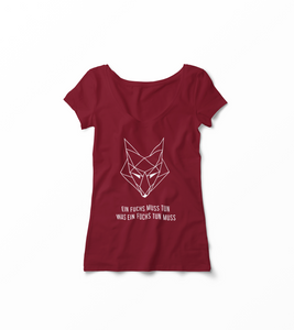 Damen T-Shirt "Ein Fuchs muss tun"