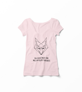 Damen T-Shirt "Ein Fuchs muss tun"