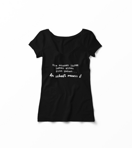 Damen T-Shirt "Leben einen Sinn geben"