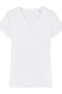 T-Shirt V-Ausschnitt Damen / I Love Saffa / Dampfer Sepperl