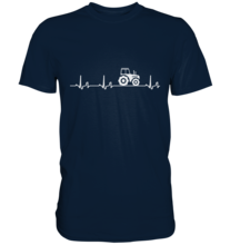 T-Shirt "Landwirt Traktor Herzschlag" Unisex